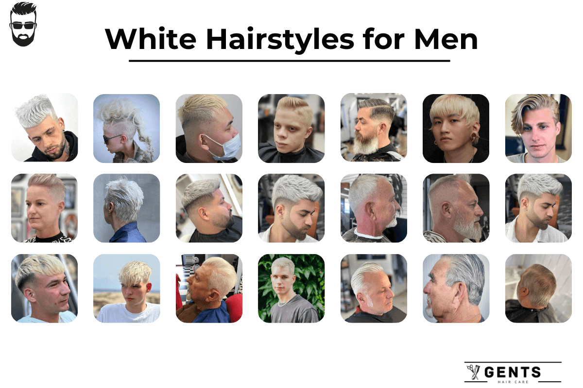 White Hairstyles for Men