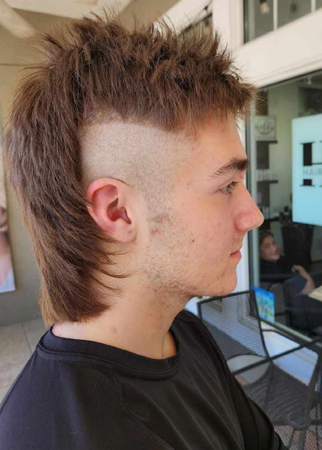 Classic Mullet hairstyle 