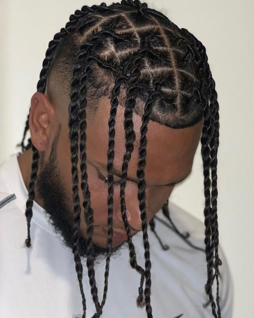 Cornrows hairstyle 