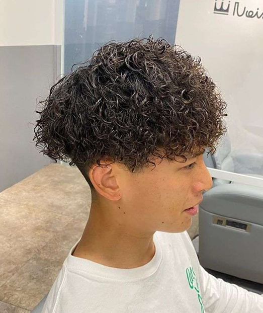Poodle Perm hairstyle 