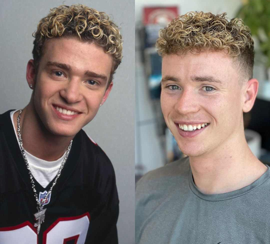 Frosted Tips hairstyle