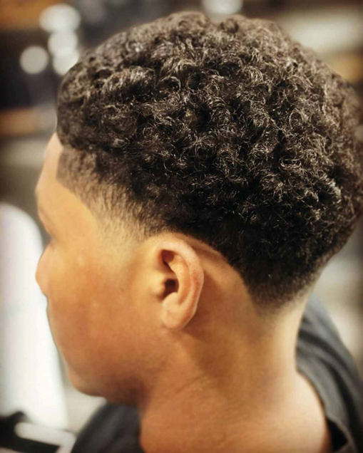 Curly Tapered Fro