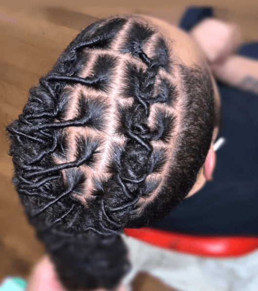 Locs with Shaved Sides 